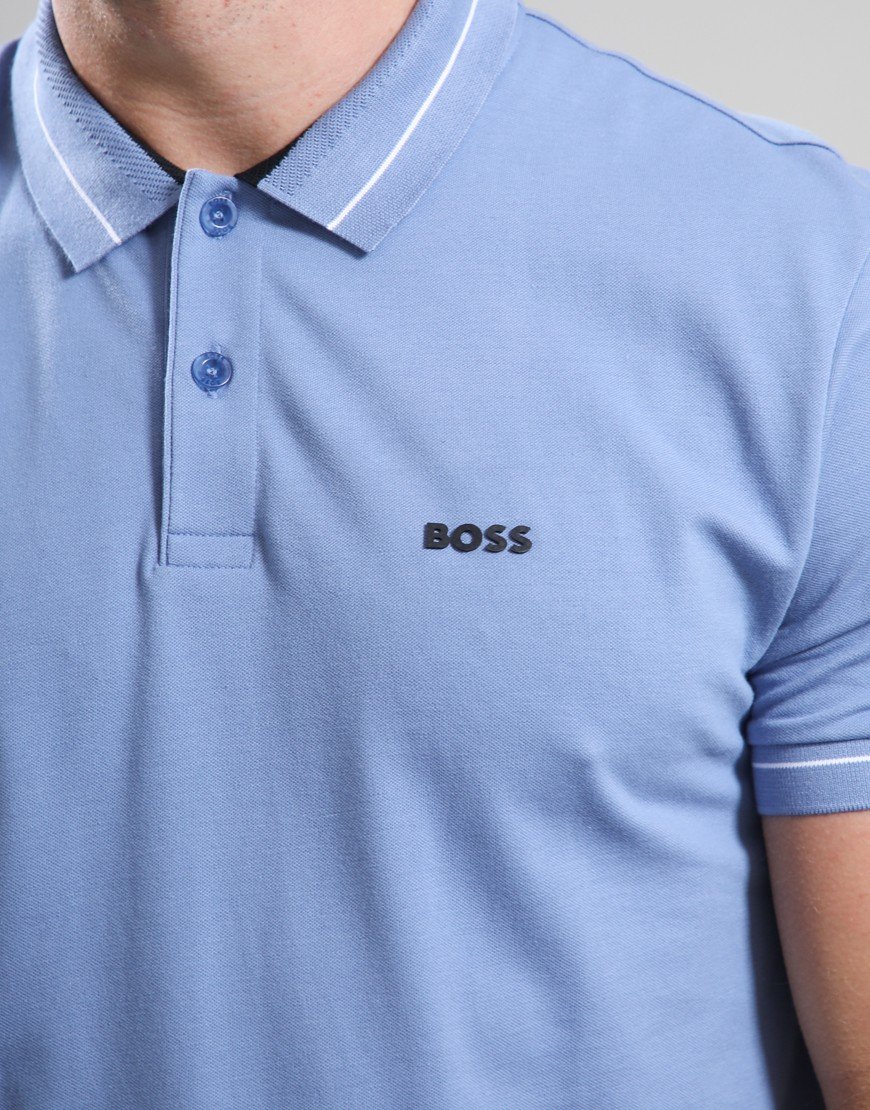 BOSS PL_Member Polo Shirt Light/Pastel Blue