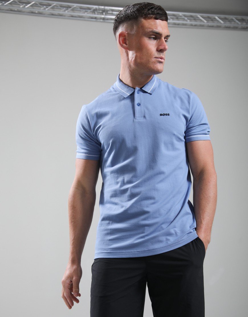 BOSS PL_Member Polo Shirt Light/Pastel Blue