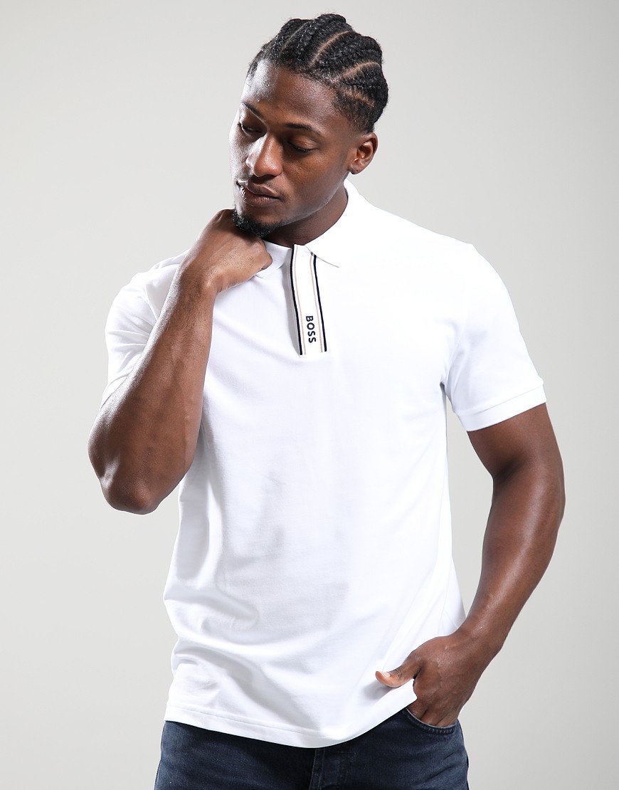 BOSS PL_Paddy GOC Polo Shirt White