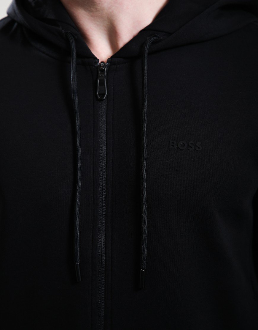 BOSS Saggy Zip Hoodie Black