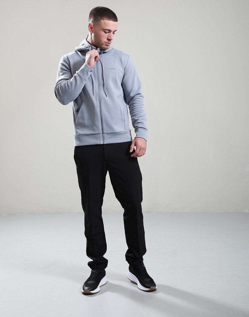 BOSS Saggy Zip Hoodie Dark Grey BOSS Saggy Zip Hoodie Dark Grey