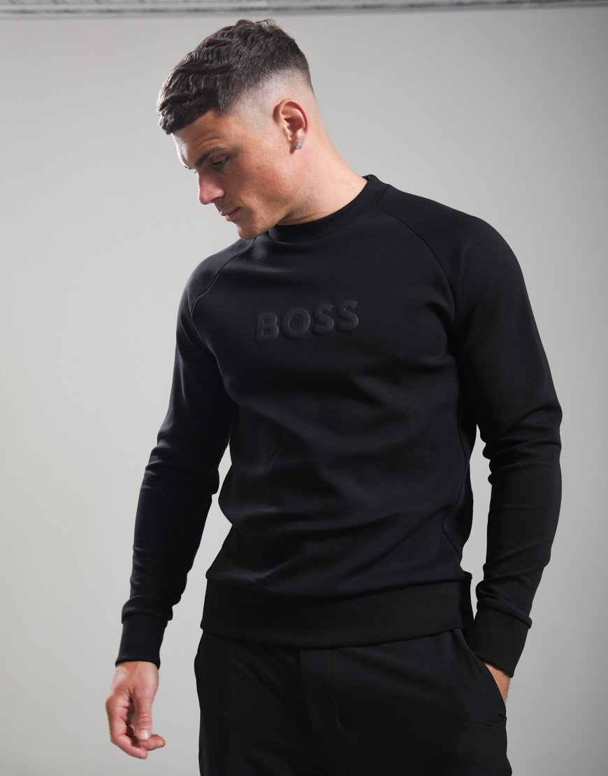 BOSS Salbo Crew Sweat Black