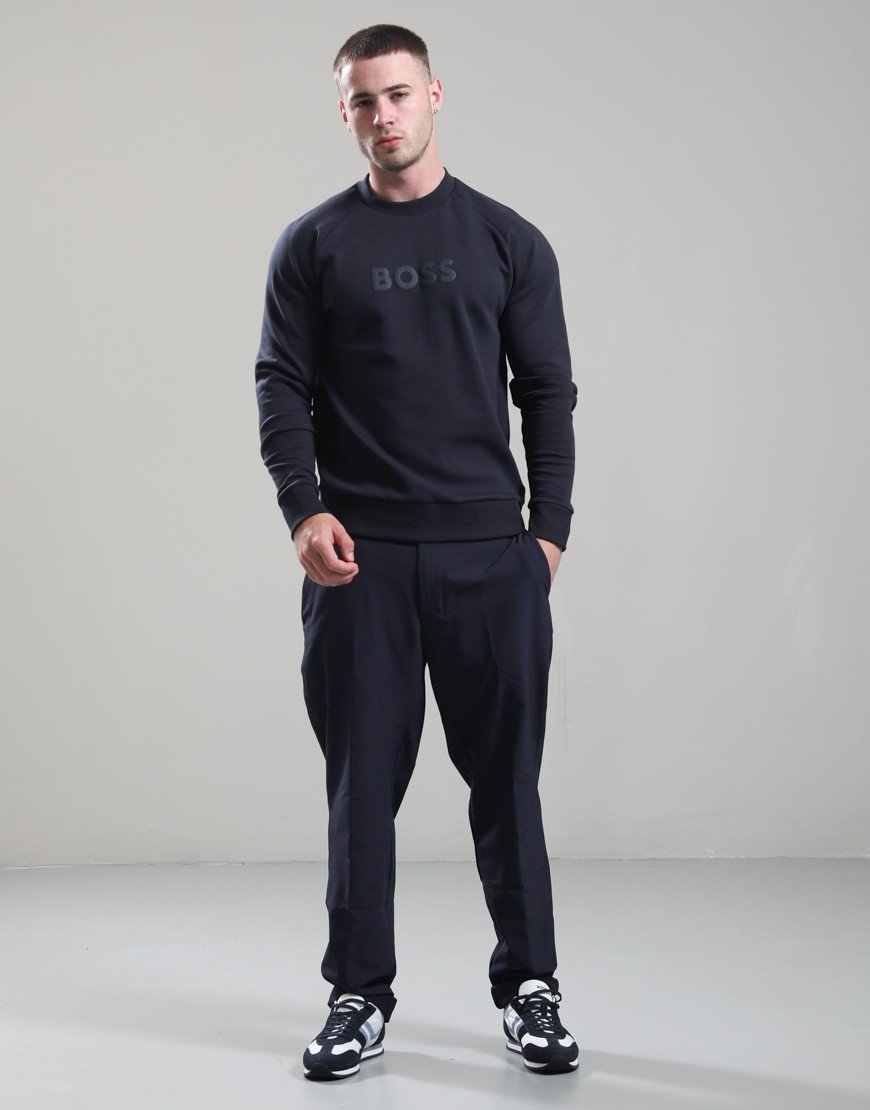BOSS Salbo Crew Sweat Dark Blue