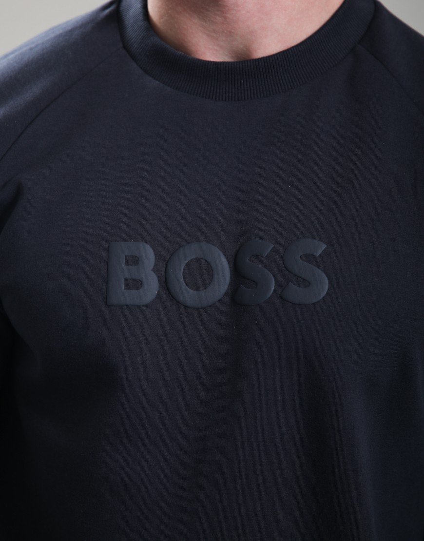 BOSS Salbo Crew Sweat Dark Blue
