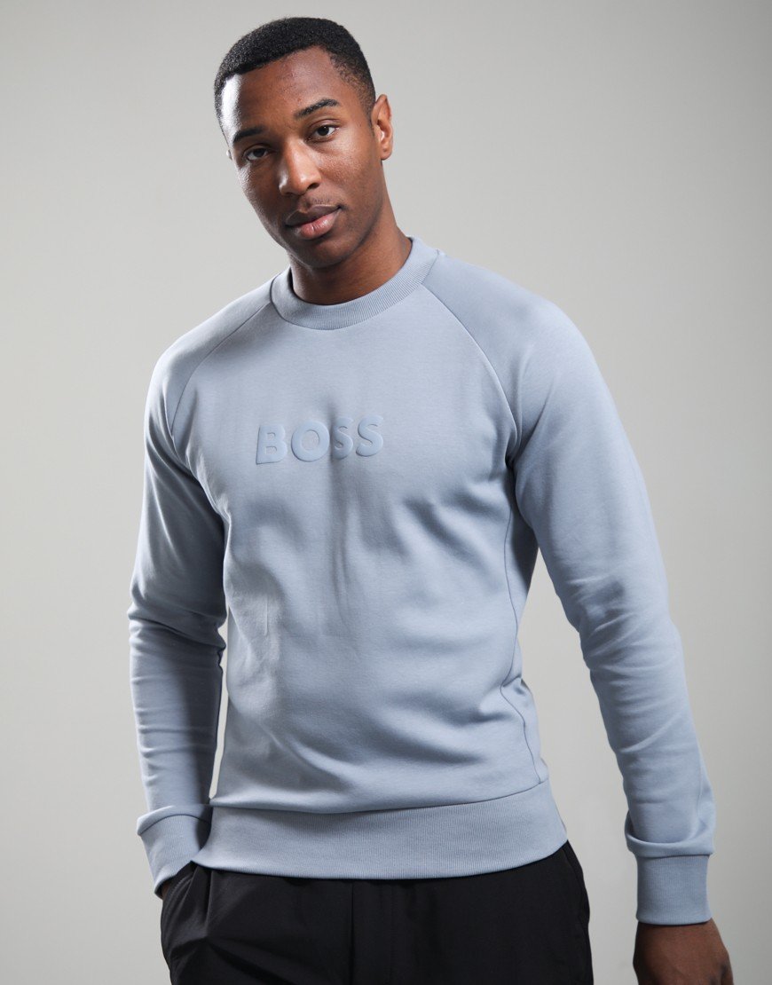 BOSS Salbo Crew Sweat Dark Grey