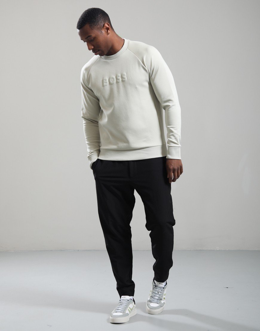 BOSS Salbo Crew Sweat Light Beige