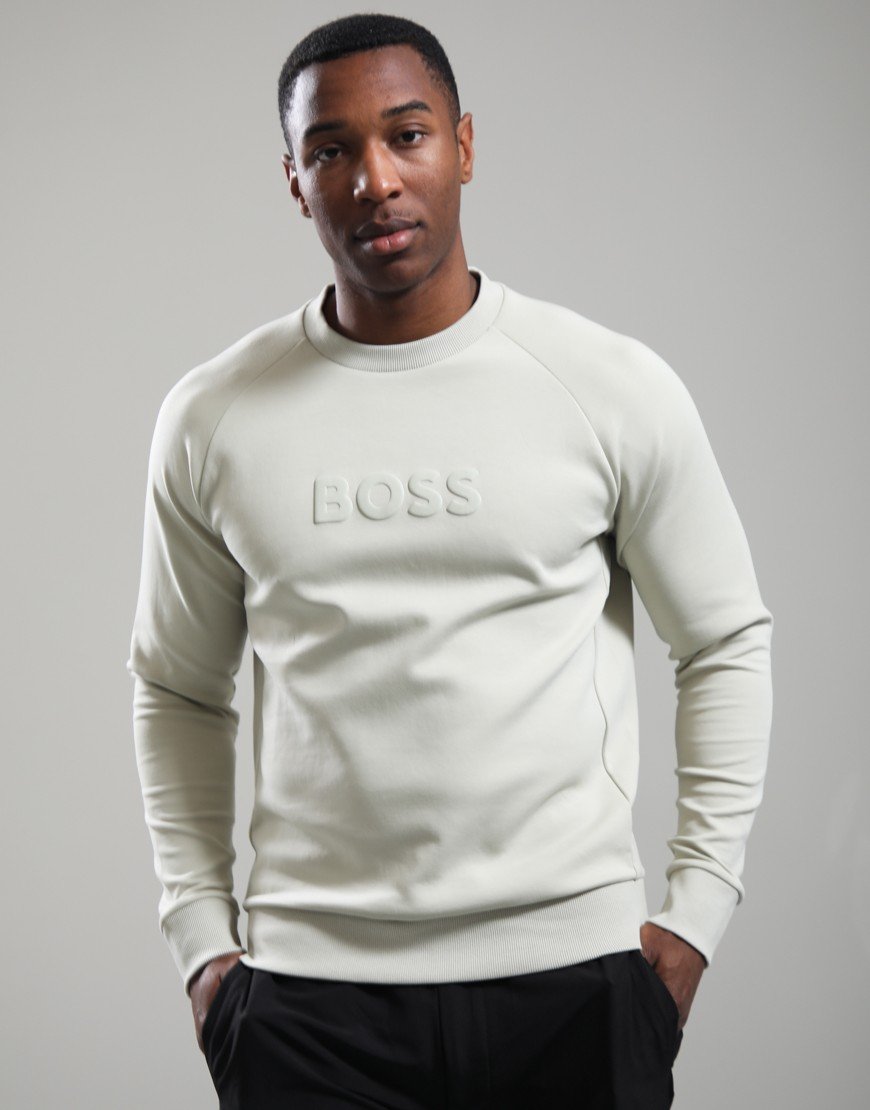 BOSS Salbo Crew Sweat Light Beige