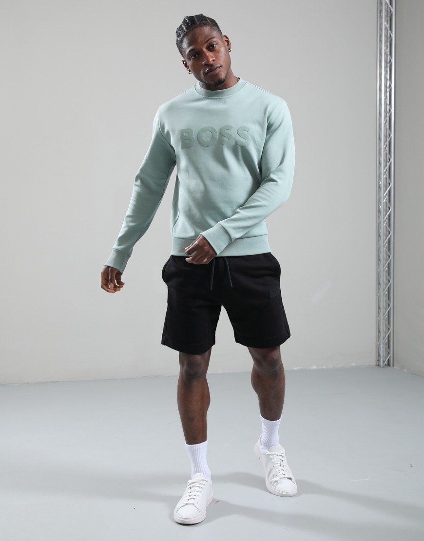 BOSS Salbo Crew Sweat Open Green