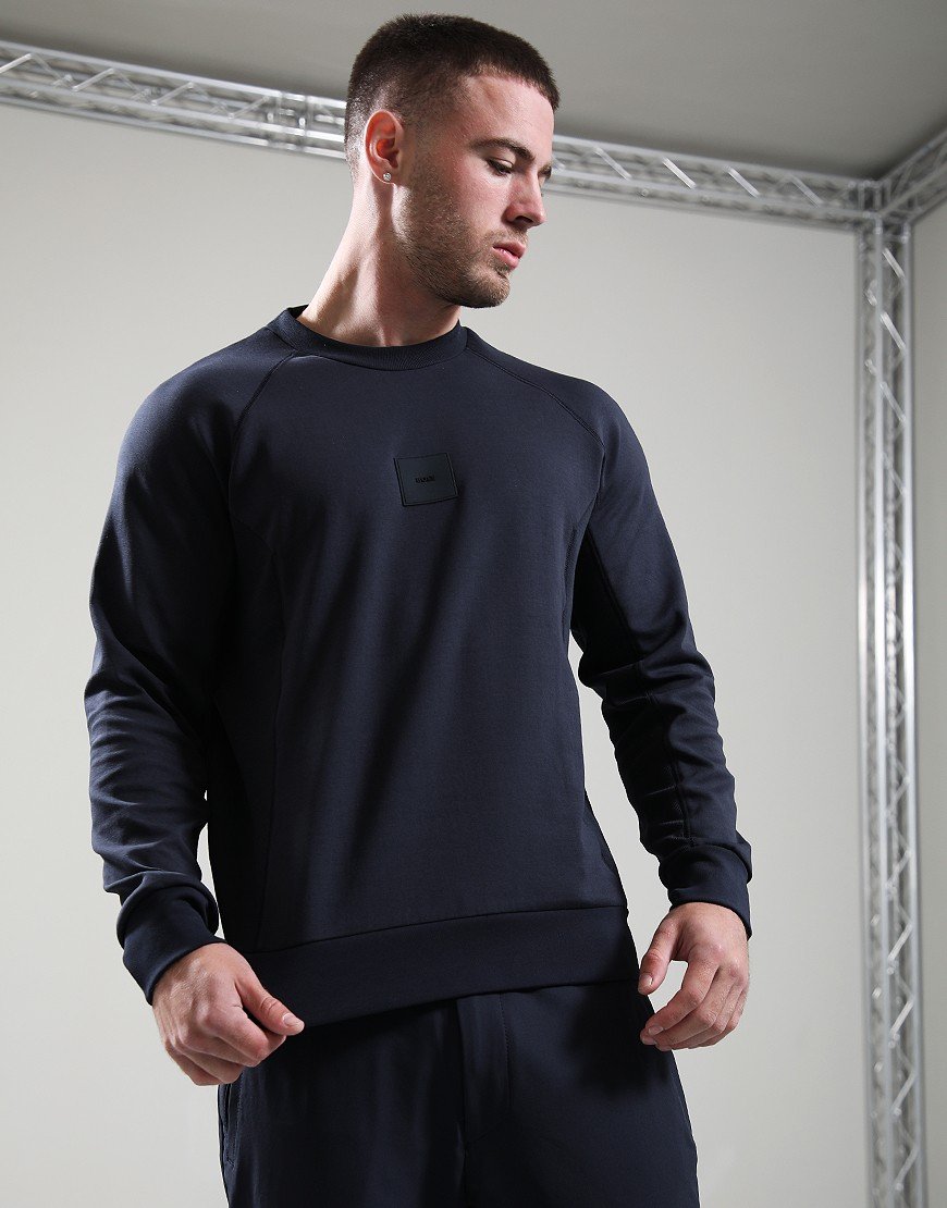 BOSS Salborib Crew Sweat Dark Blue