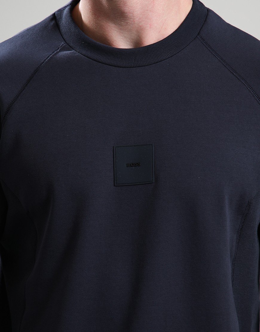BOSS Salborib Crew Sweat Dark Blue BOSS Salborib Crew Sweat Dark Blue