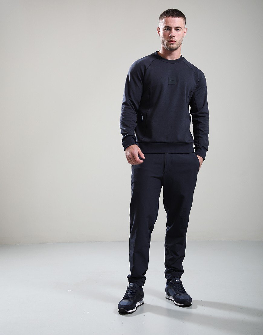 BOSS Salborib Crew Sweat Dark Blue BOSS Salborib Crew Sweat Dark Blue