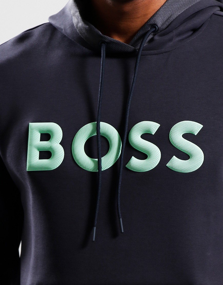 Clothing Boss Soody Large Logo Hoodie Hugo Boss Hugo Boss Soody