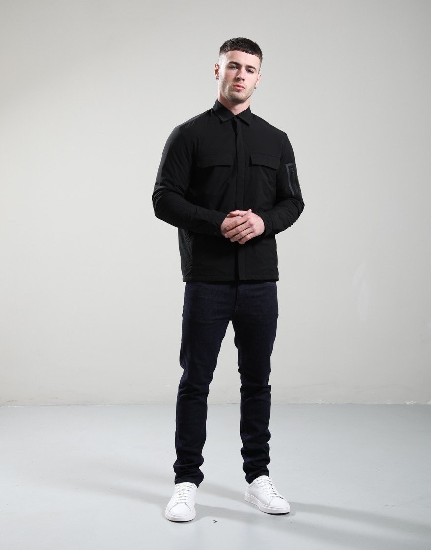 BOSS ST_Tour Padded Overshirt Black