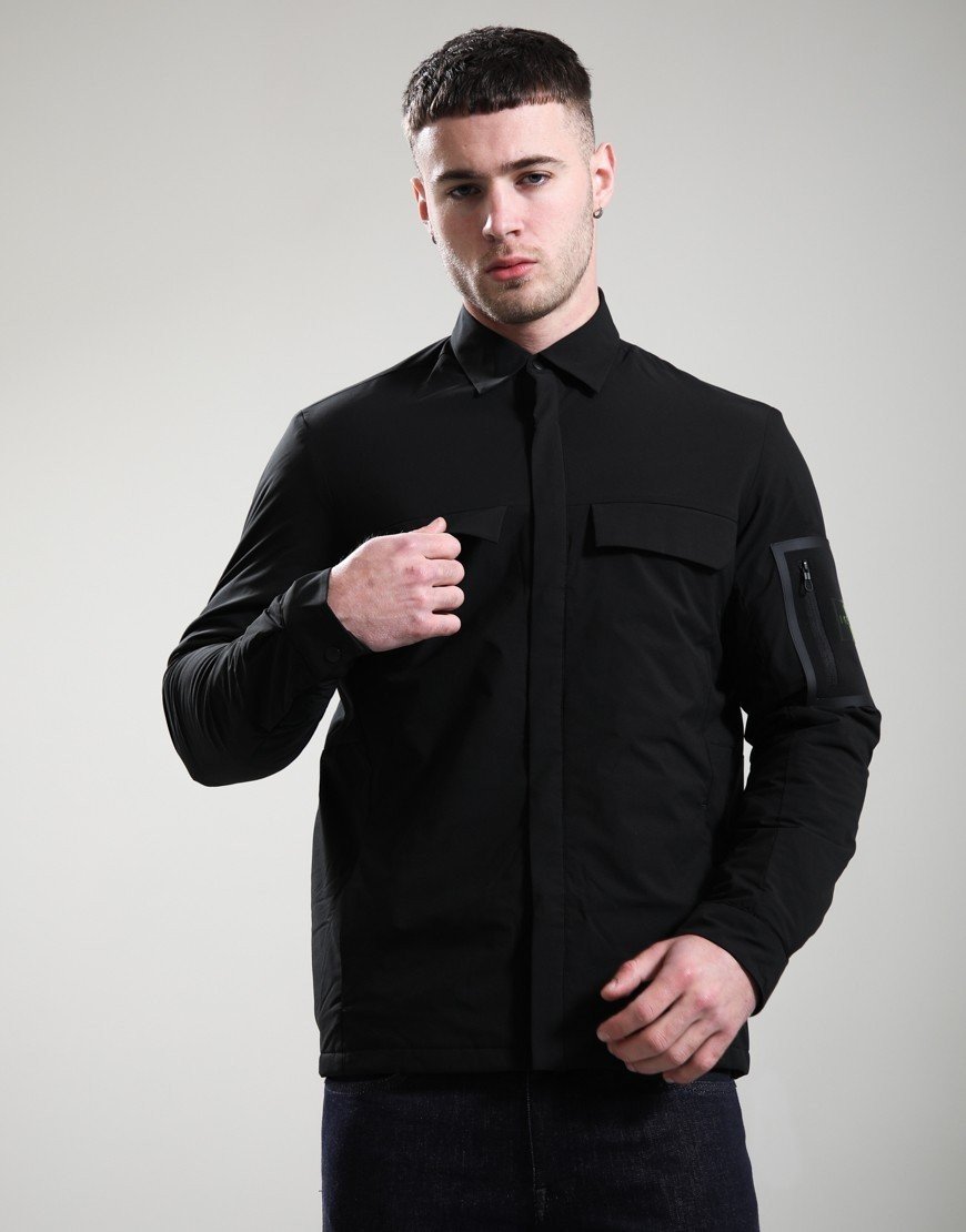 BOSS ST_Tour Padded Overshirt Black