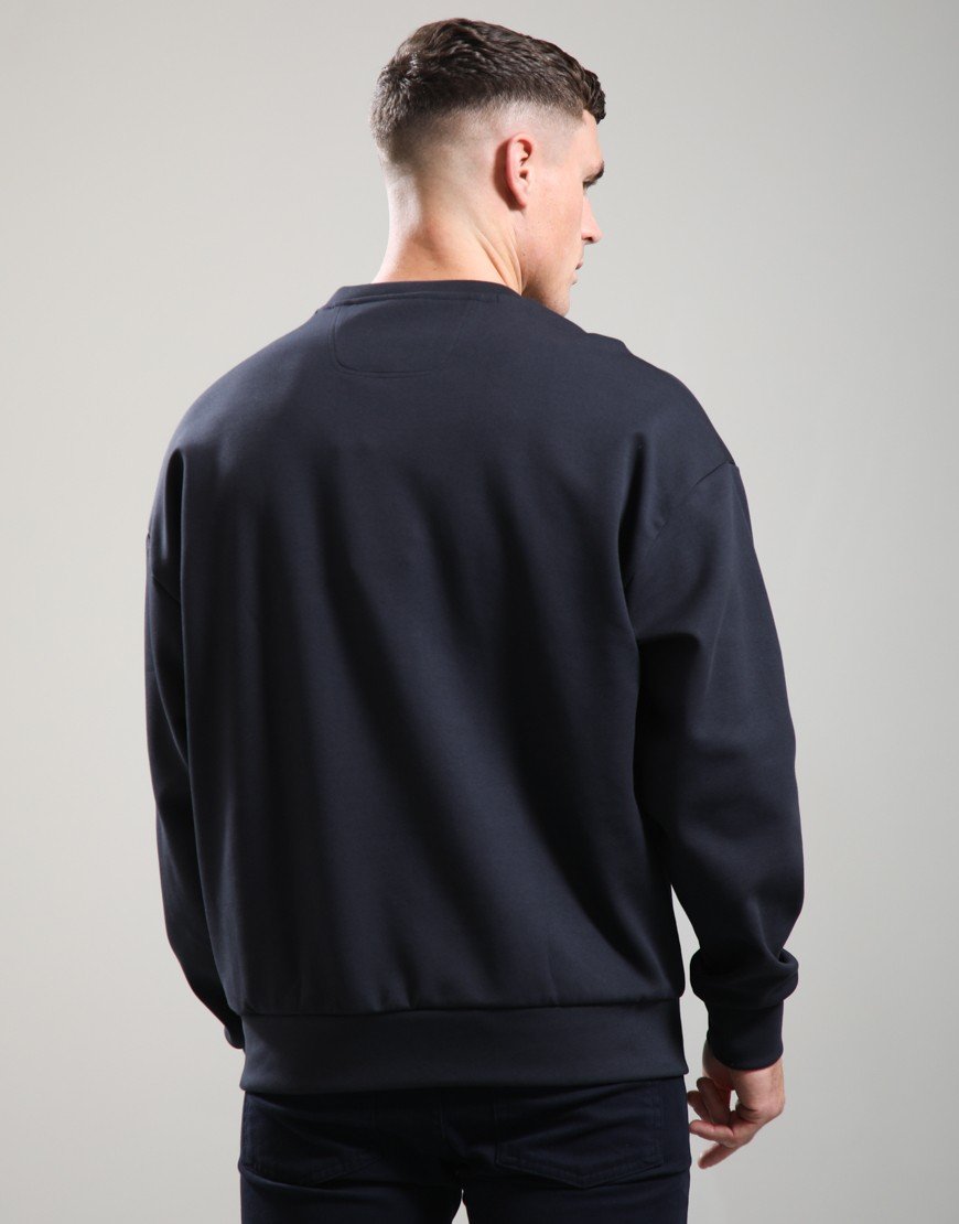 BOSS Stenson Crew Sweat Dark Blue