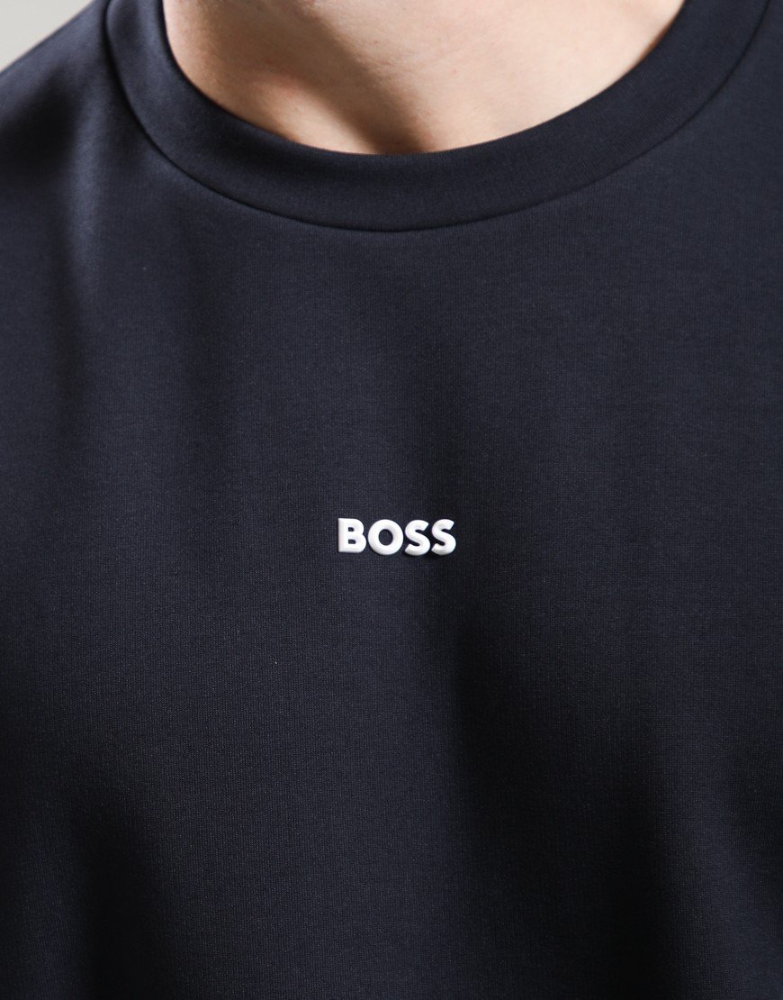 BOSS Stenson Crew Sweat Dark Blue