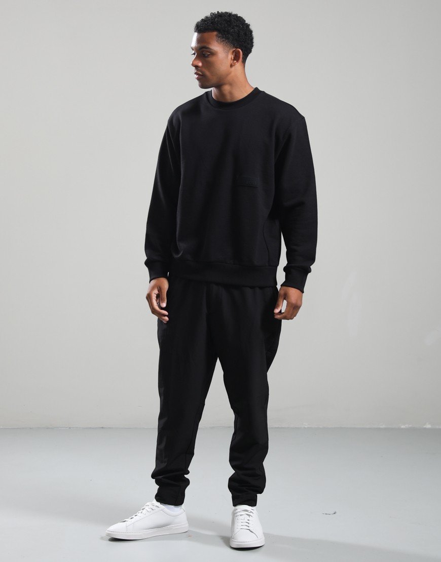 BOSS SW_Crewneck Sweat Black