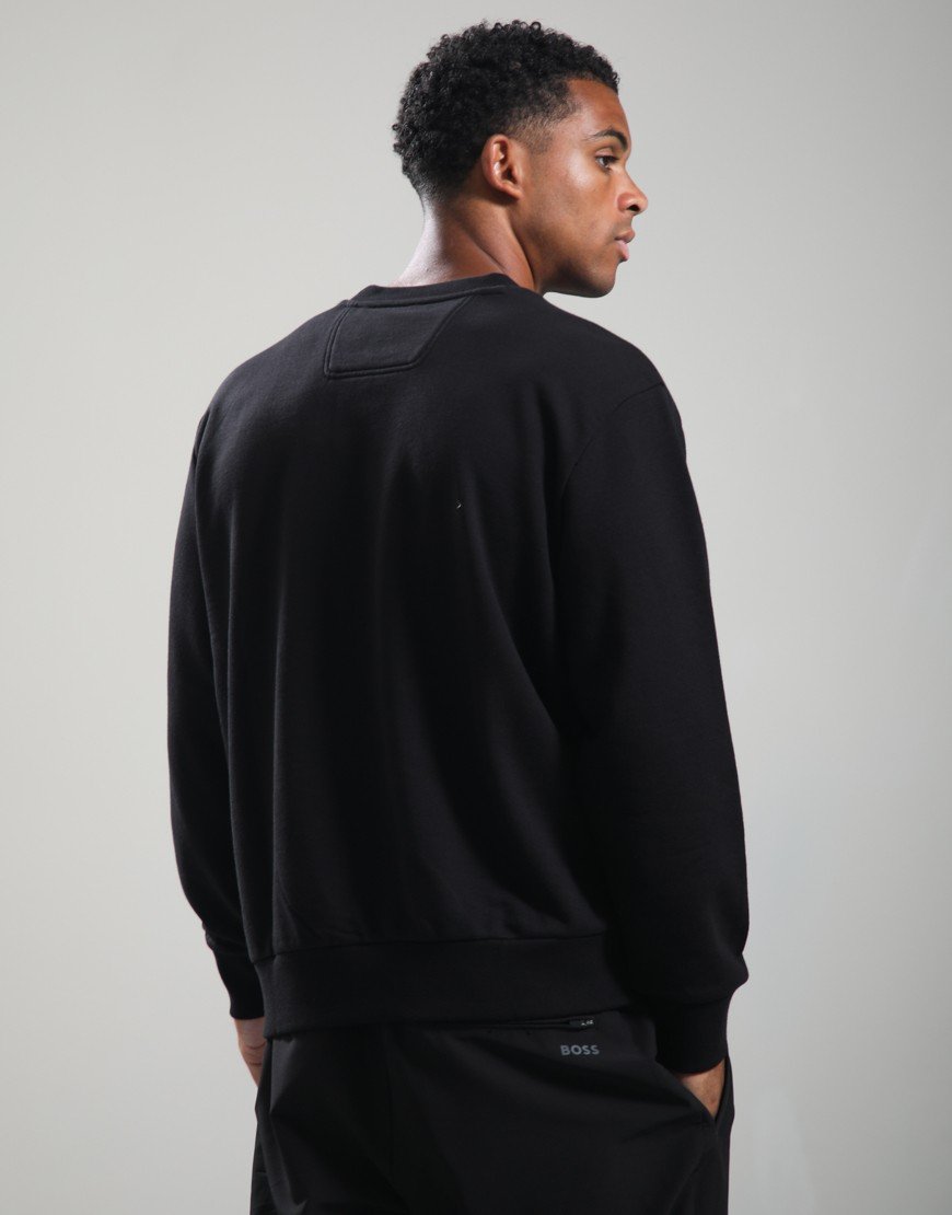 BOSS SW_Crewneck Sweat Black