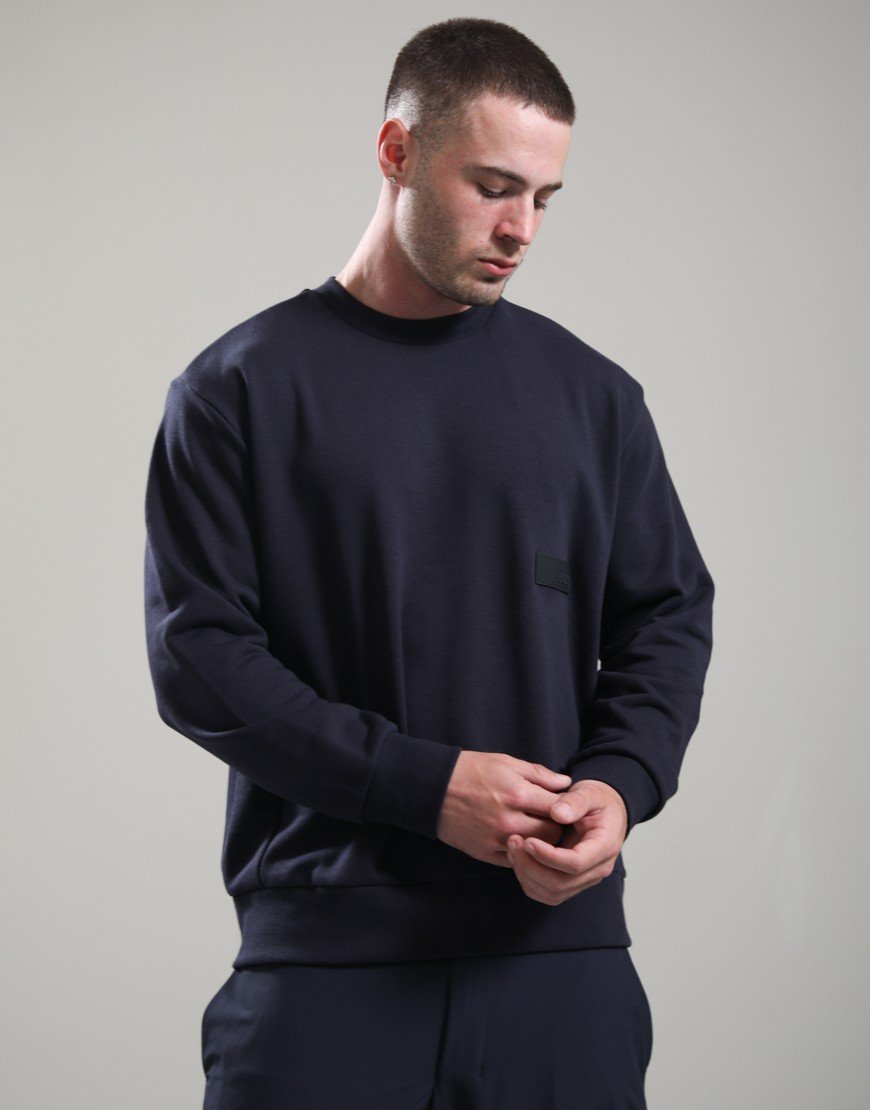 BOSS SW_Crewneck Sweat Dark Blue