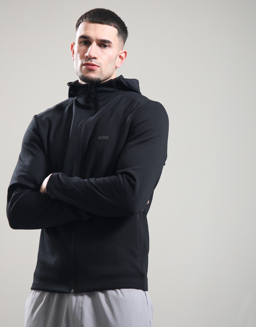 BOSS SW_Tour HD Full Zip Hooded Jacket Black