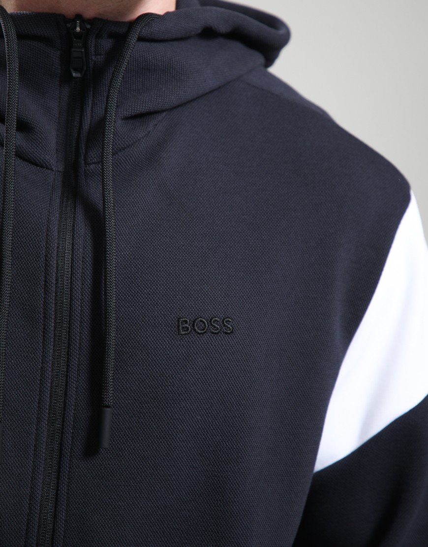 BOSS SW_Union Saggy Zip Sweat Dark Blue