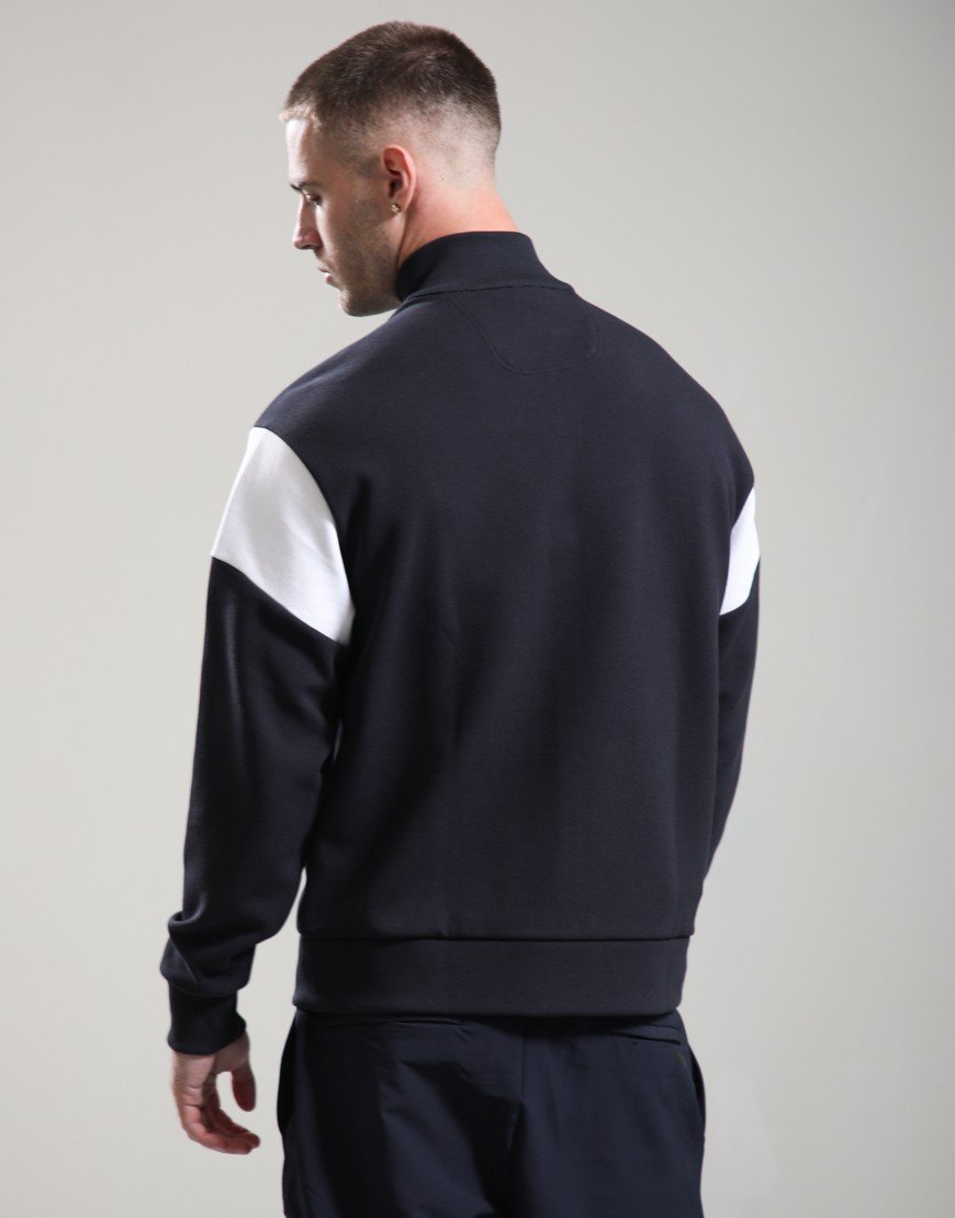 BOSS SW_Union Skaz Zip Sweat Dark Blue