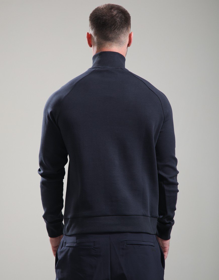BOSS Half Zip Sweat Dark Blue