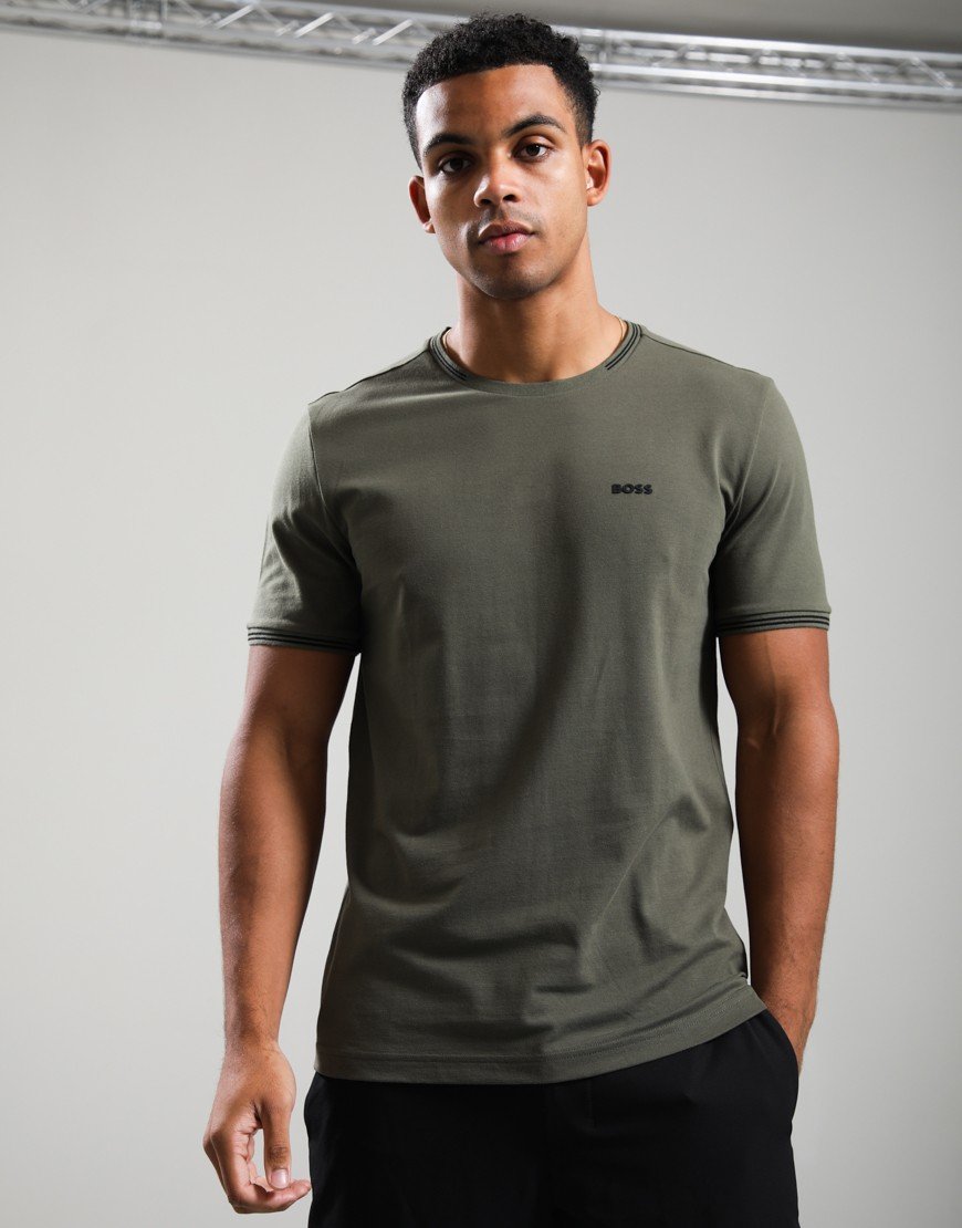 BOSS Taul T-Shirt Open Green 398
