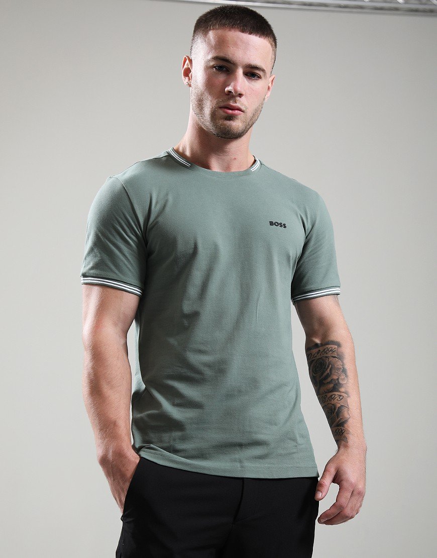 BOSS Taul T-Shirt Open Green