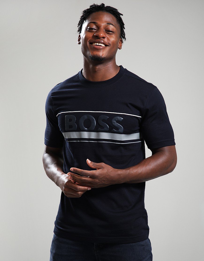 BOSS Iconic Zone T-Shirt Dark Blue