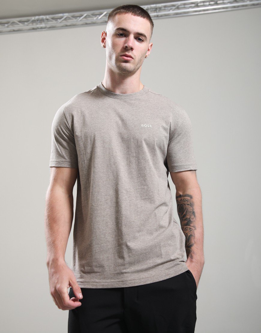 BOSS Tee Basic T-Shirt Light/Pastel Brown
