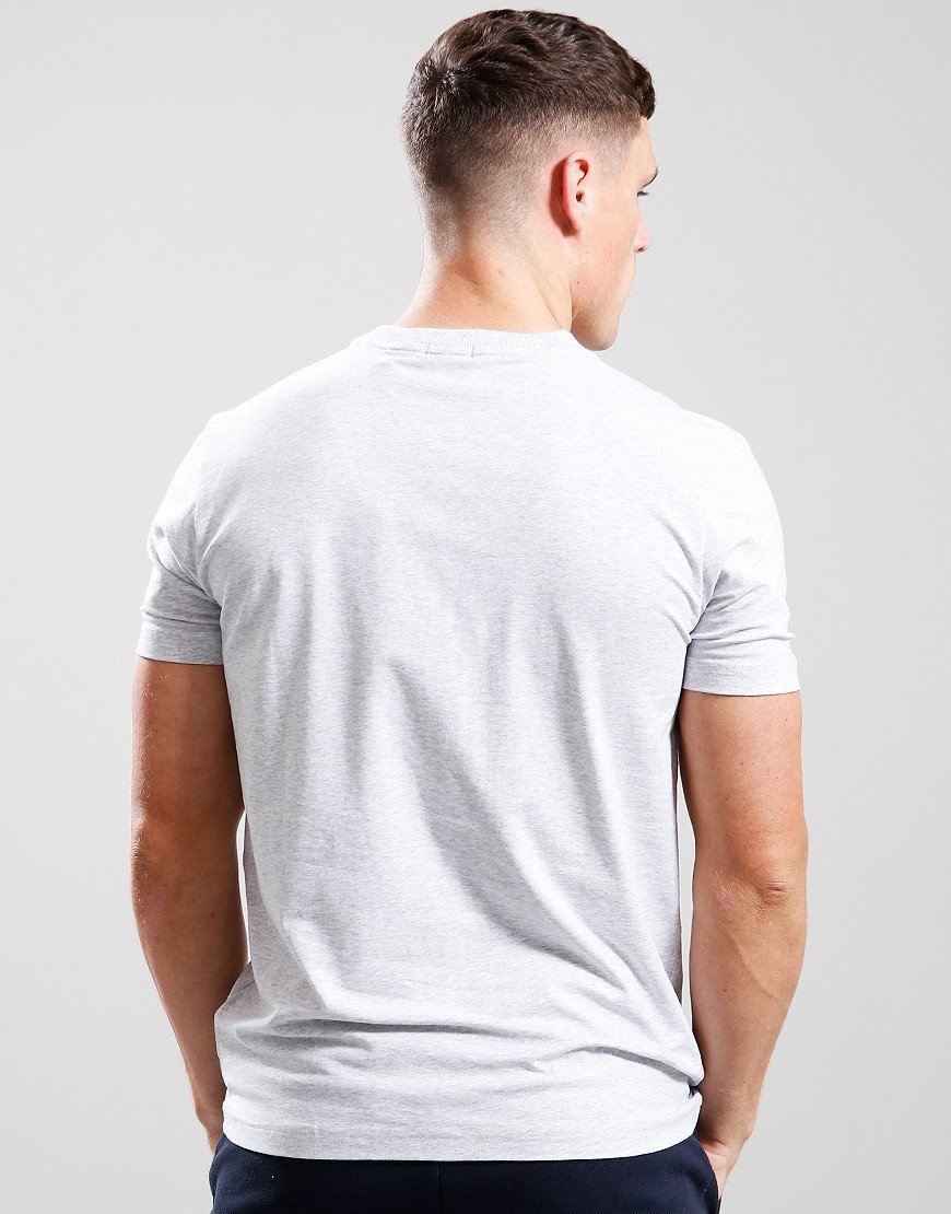 BOSS Tee Basic T-Shirt Light Pastel Grey - Terraces Menswear