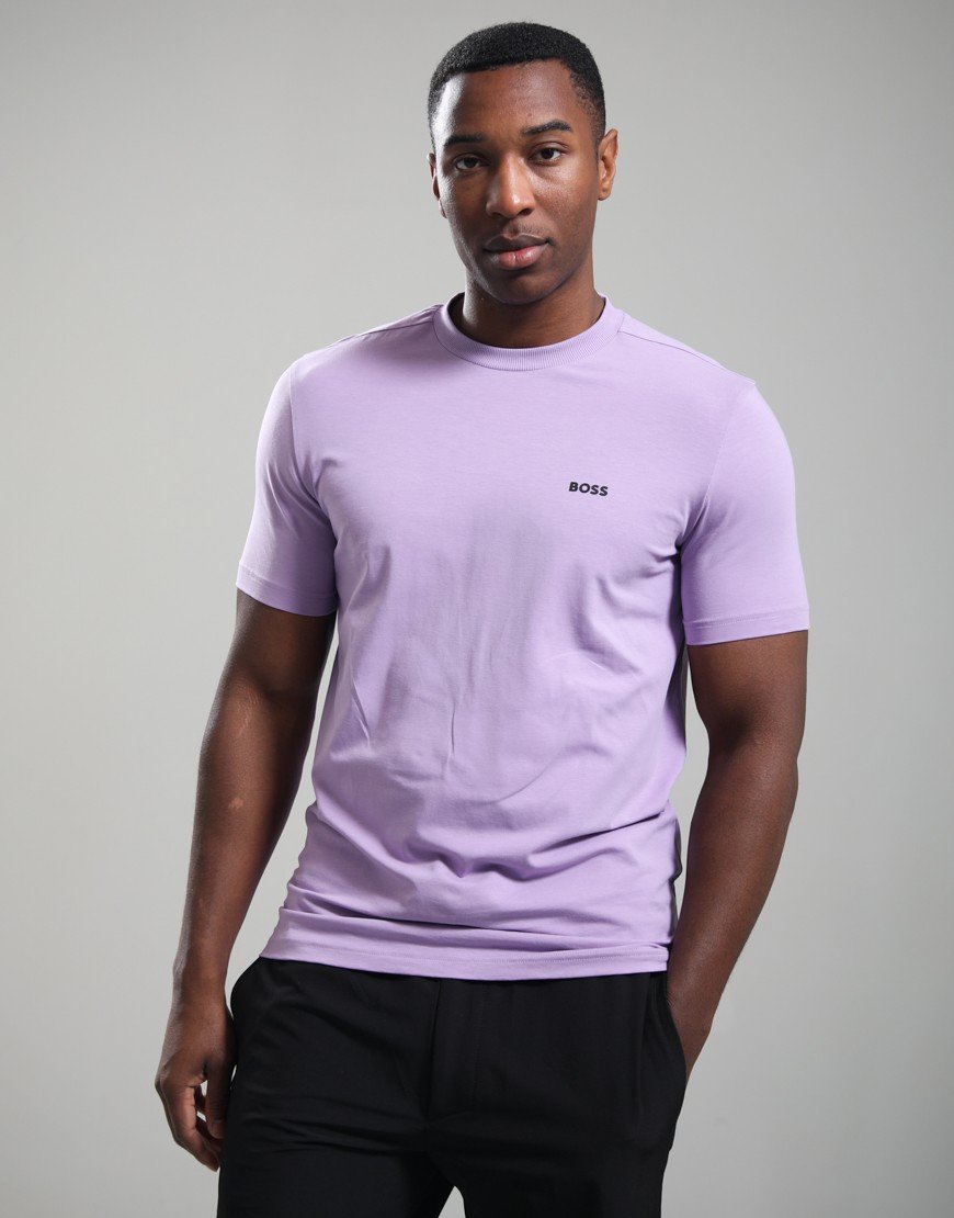 BOSS Tee Basic T-Shirt Light/Pastel Purple