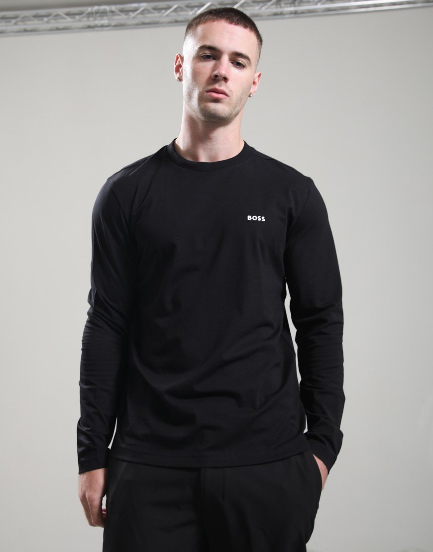 BOSS Tee Basic Long Sleeve T-Shirt Black