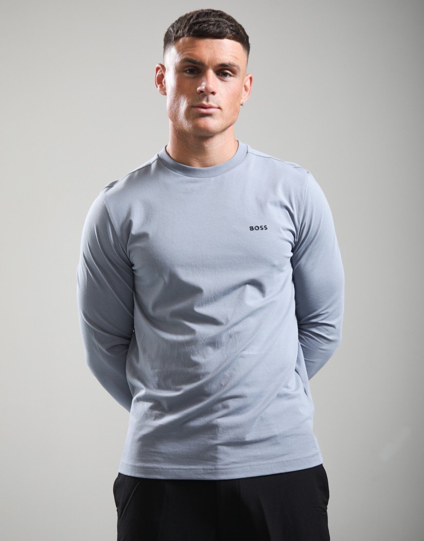 BOSS Tee Basic Long Sleeve T-Shirt Dark Grey