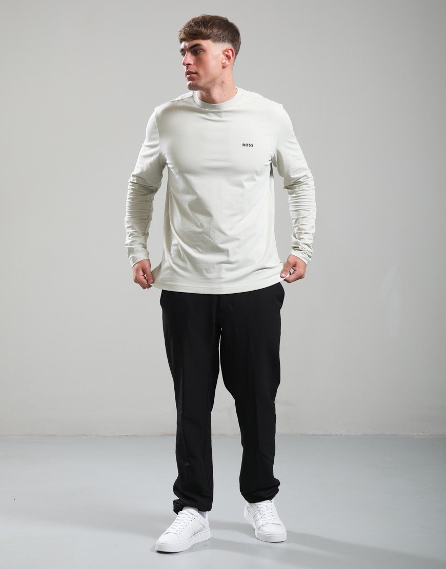 BOSS Tee Basic Long Sleeve T-Shirt Light Beige