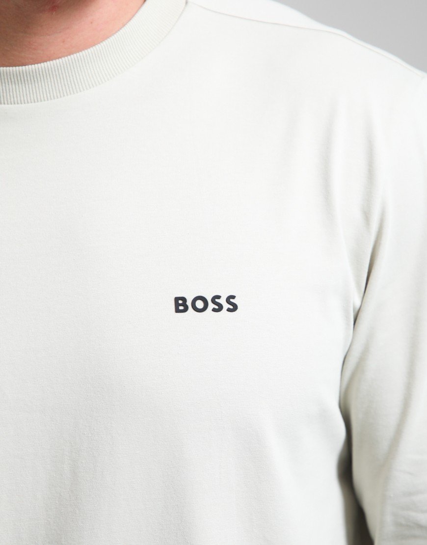 BOSS Tee Basic Long Sleeve T-Shirt Light Beige