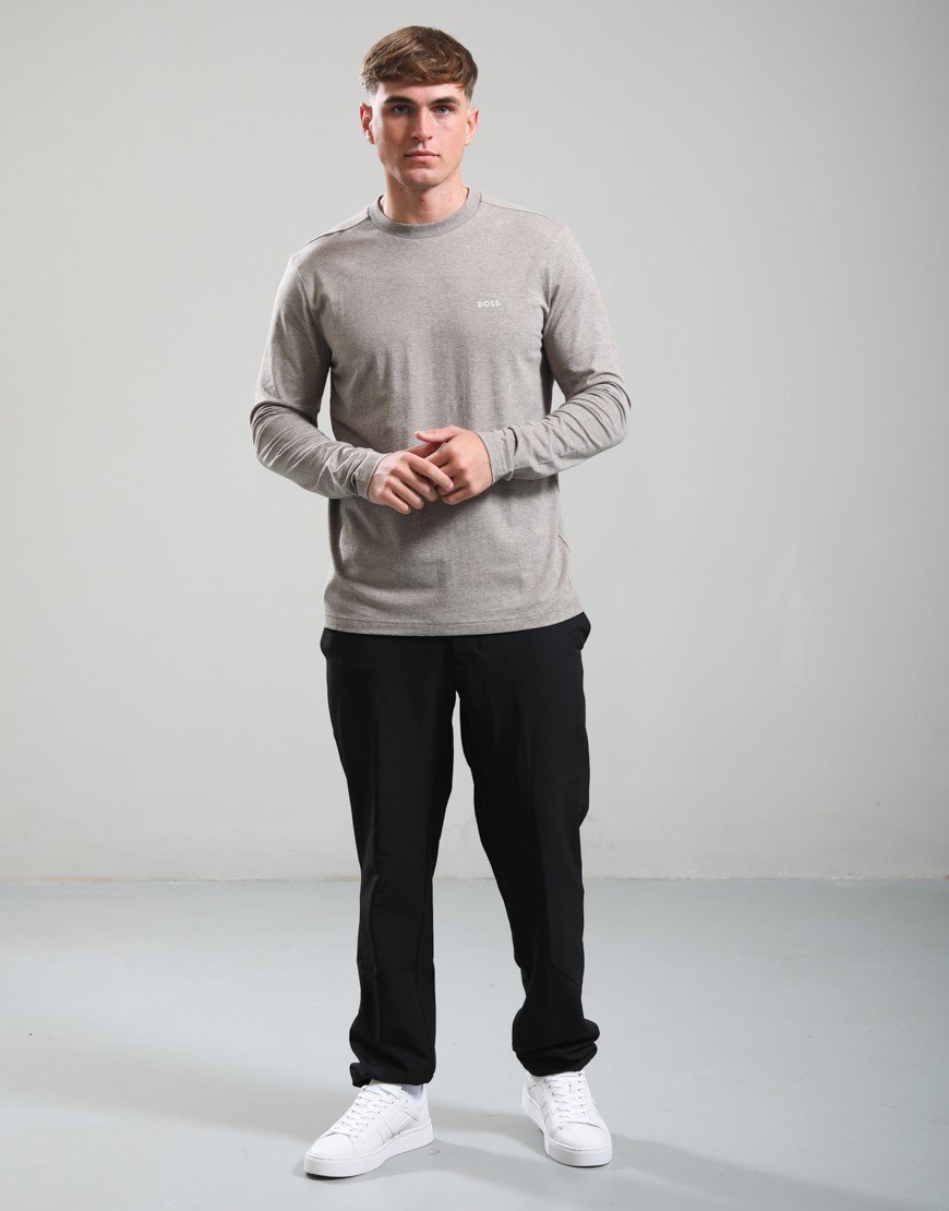 BOSS Tee Basic Long Sleeve T-Shirt Light/Pastel Brown