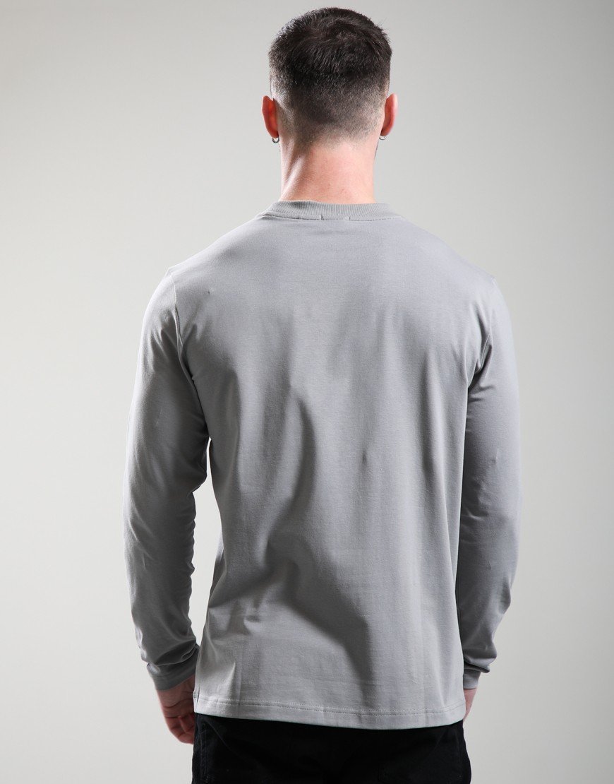 BOSS Tee Basic Long Sleeve T-Shirt Open Grey