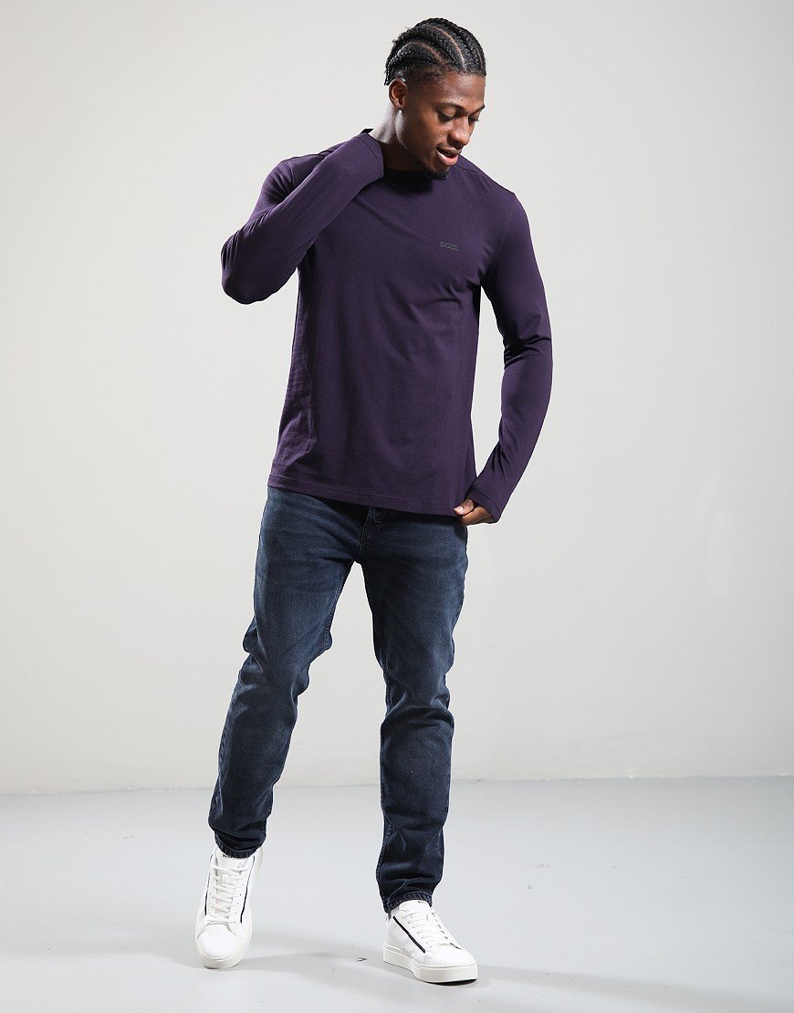 BOSS Tee Long Sleeve T-Shirt Medium Purple