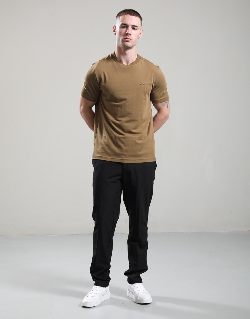 BOSS Tee Basic T-Shirt Medium Brown