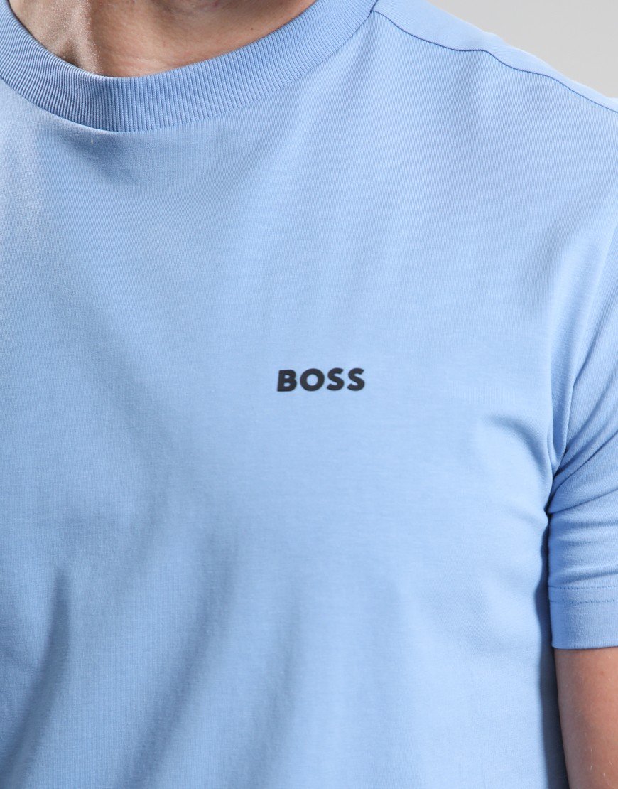 BOSS Tee Basic T-Shirt Open Blue