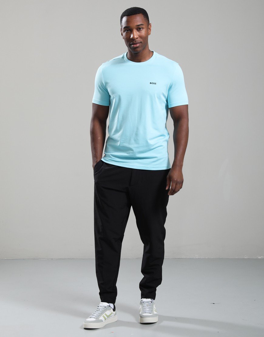 BOSS Tee Basic T-Shirt Open Blue