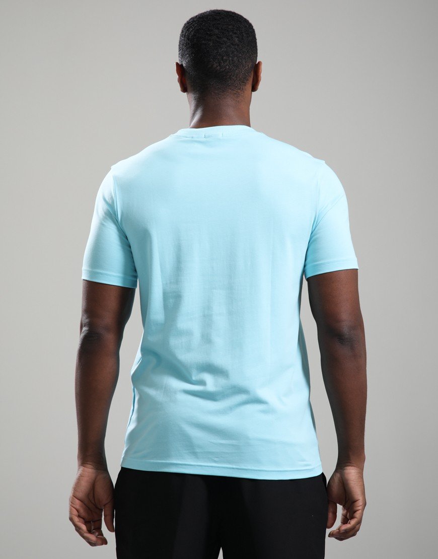BOSS Tee Basic T-Shirt Open Blue