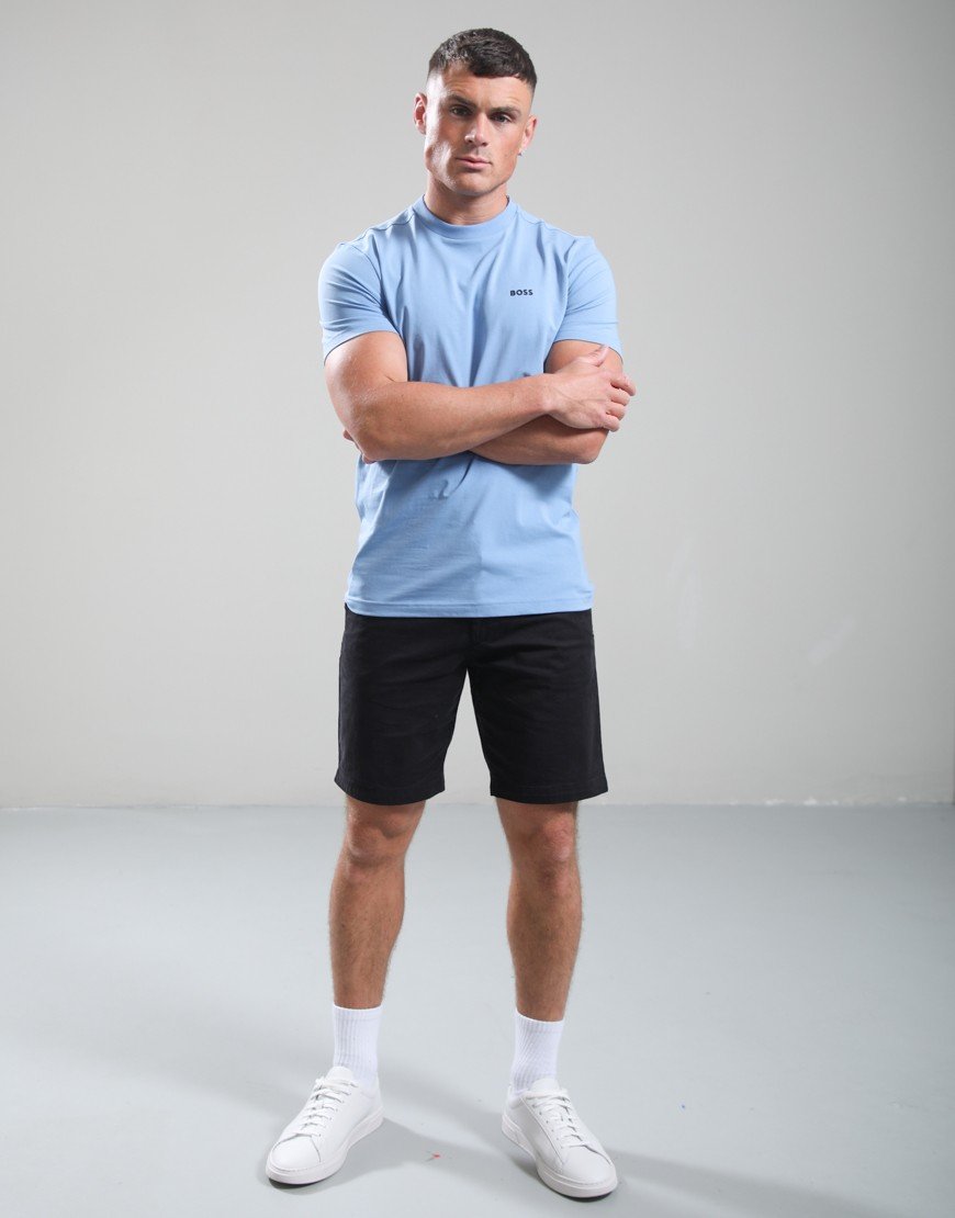 BOSS Tee Basic T-Shirt Open Blue
