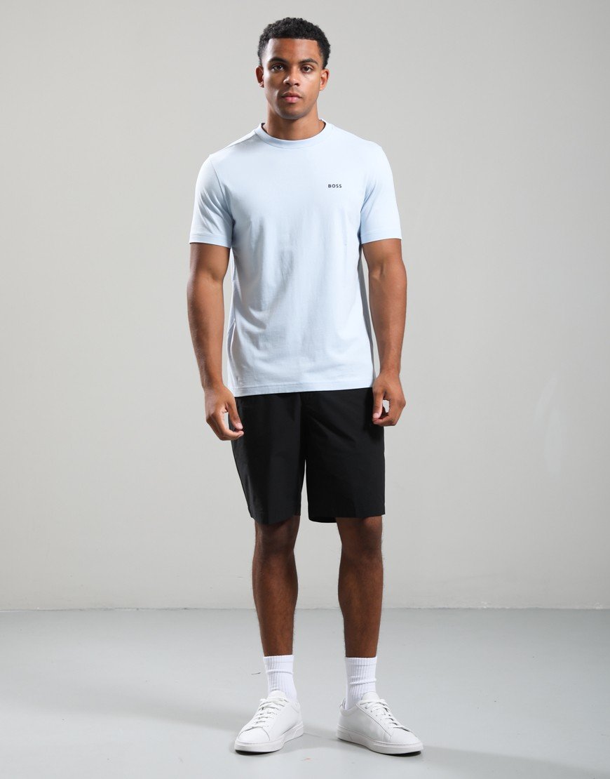 BOSS Tee Basic T-Shirt Open Blue