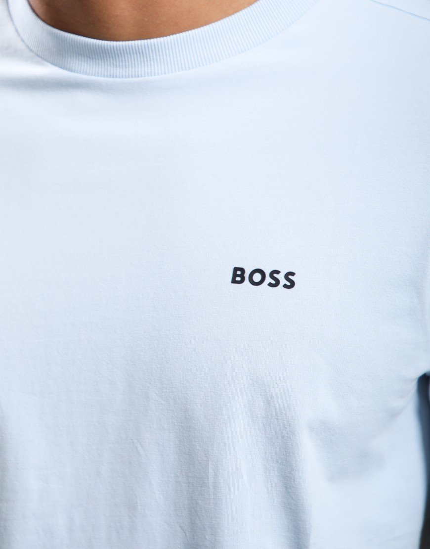 BOSS Tee Basic T-Shirt Open Blue