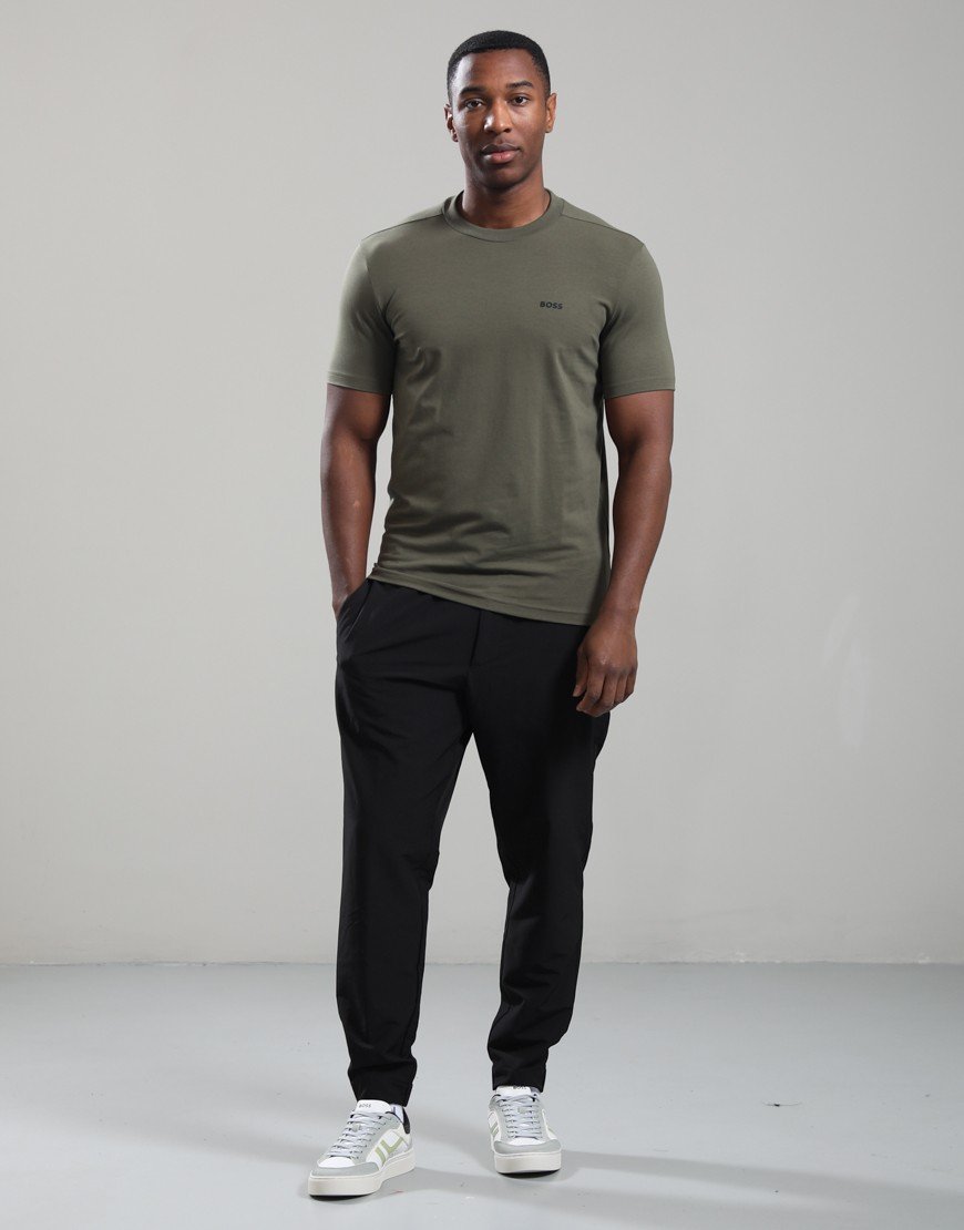 BOSS Tee Basic T-Shirt Open Green