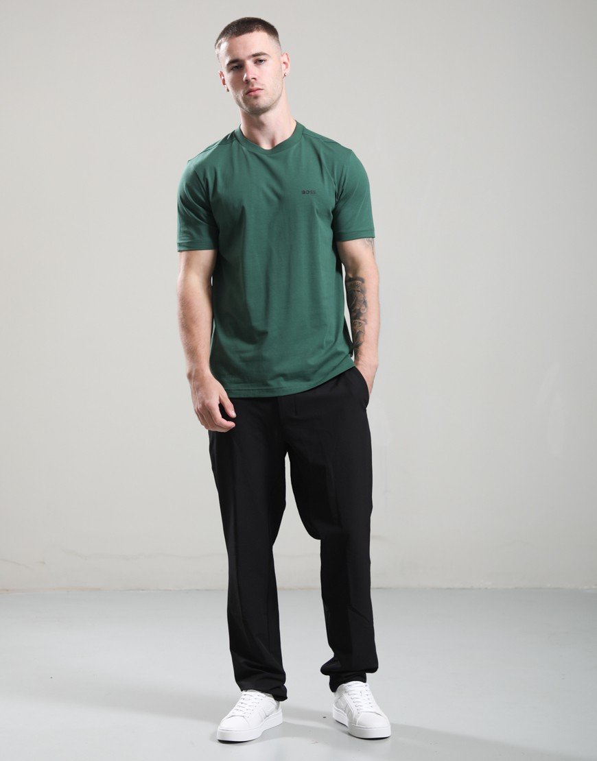 BOSS Tee Basic T-Shirt Open Green