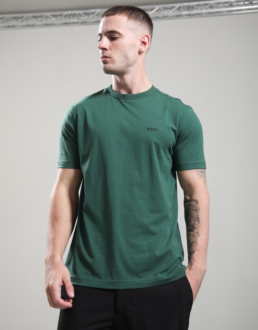BOSS Tee Basic T-Shirt Open Green